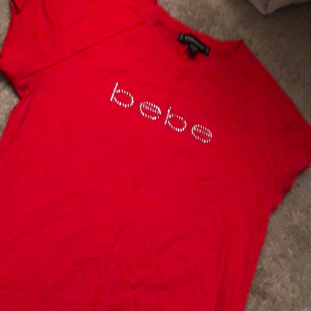 Rhinestone Bebe shirt